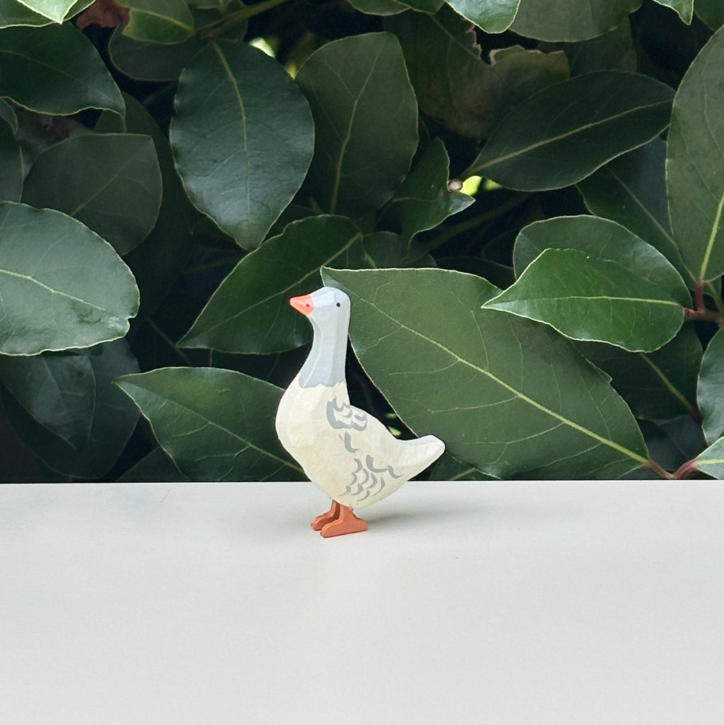 Little Wooden Grey Goose