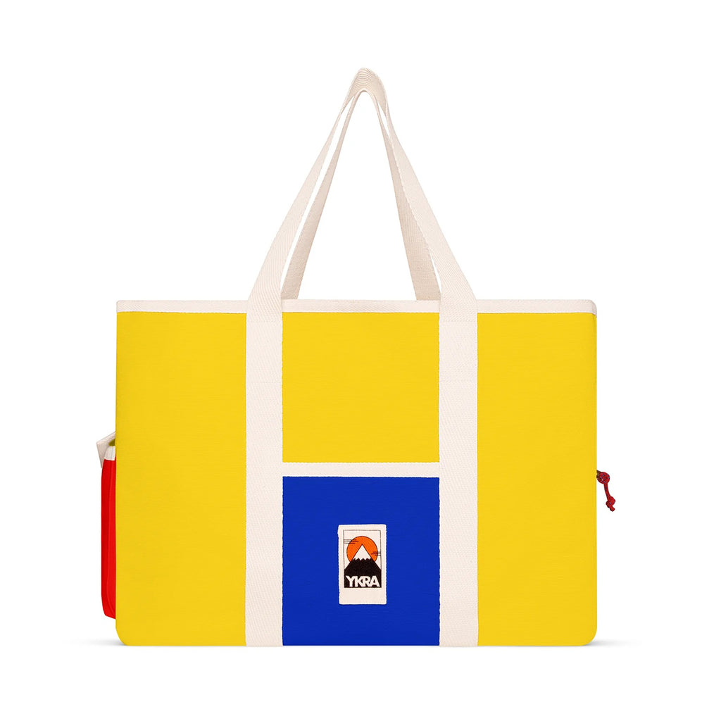 YKRA Beach Bag Blue Red Yellow
