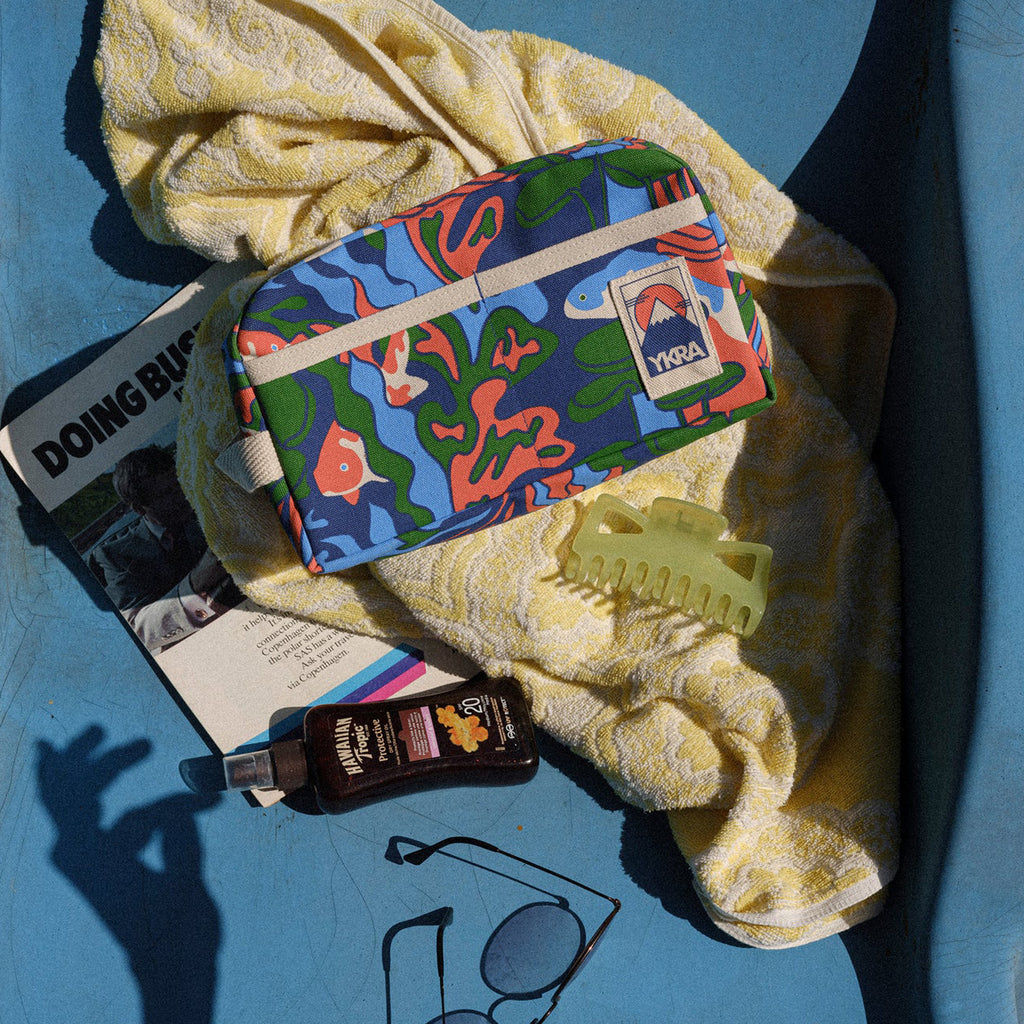 YKRA Toiletry Bag TRIPPY FISH