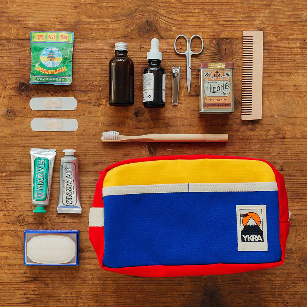 YKRA Toiletry Bag Tricolour