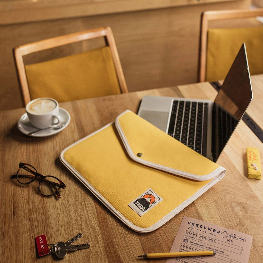 YKRA Laptop Case Yellow