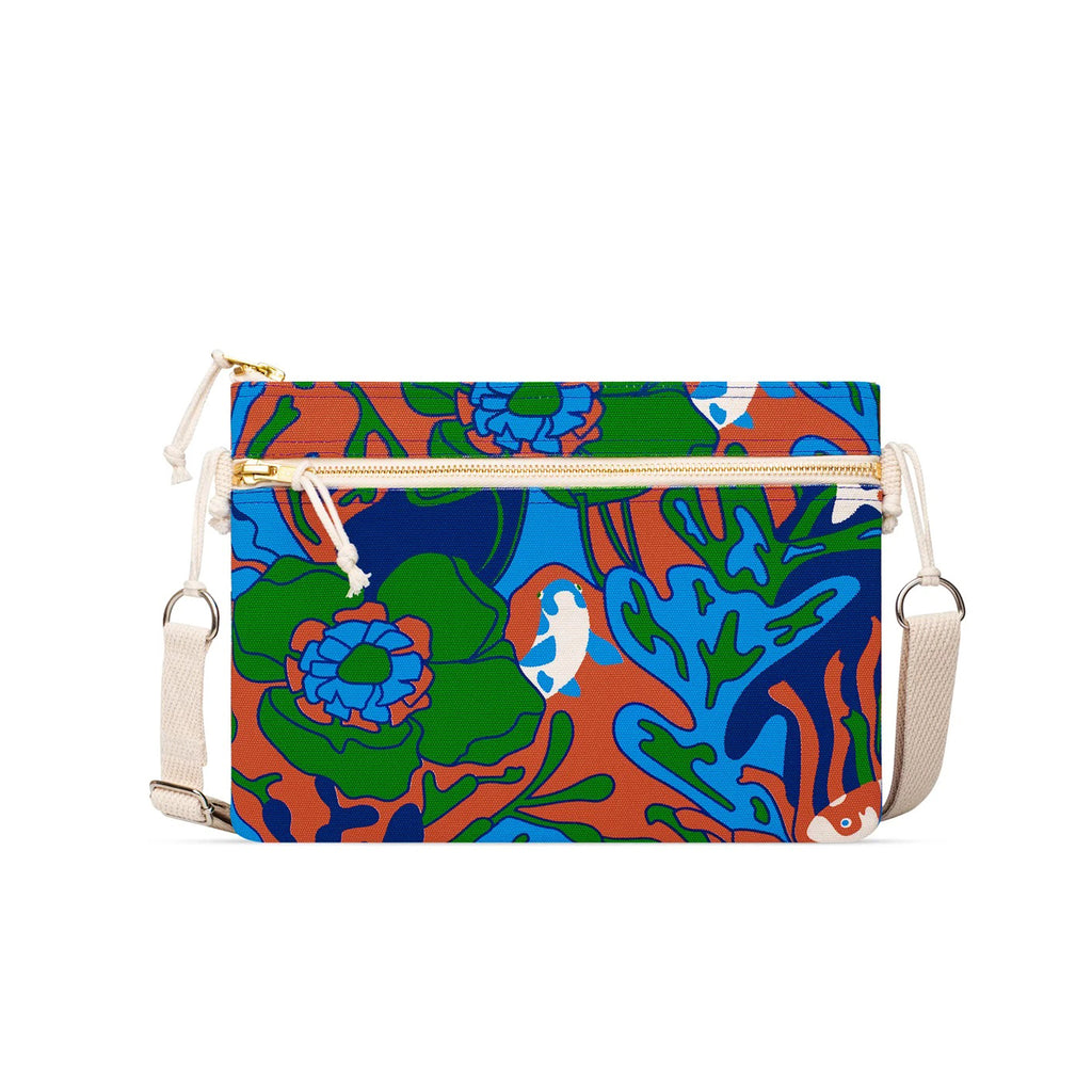 YKRA Side Pouch TRIPPY FISH
