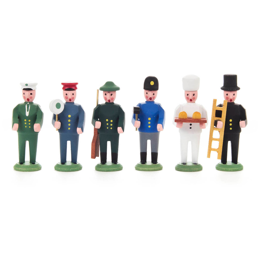 Miniature Group of Six Professions