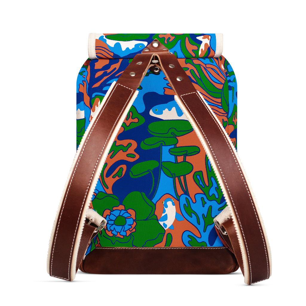 YKRA Matra Mini Backpack Trippy Fish