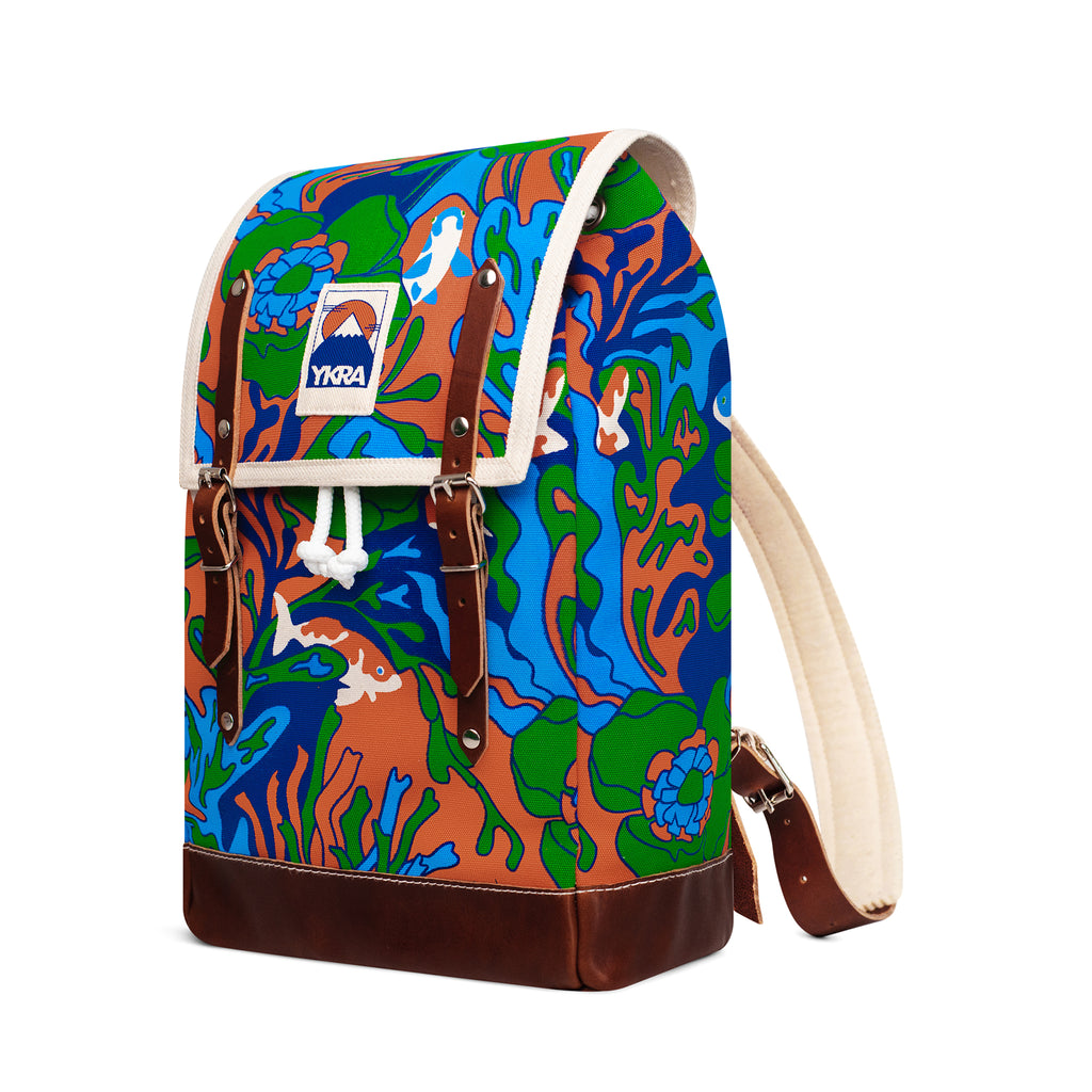 YKRA Matra Mini Backpack Trippy Fish