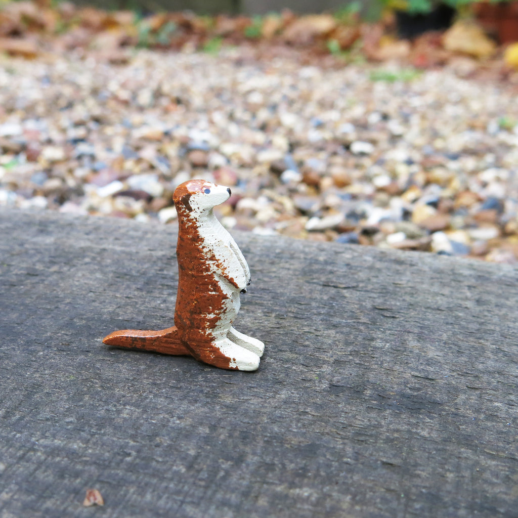 Miniature Wooden Otter