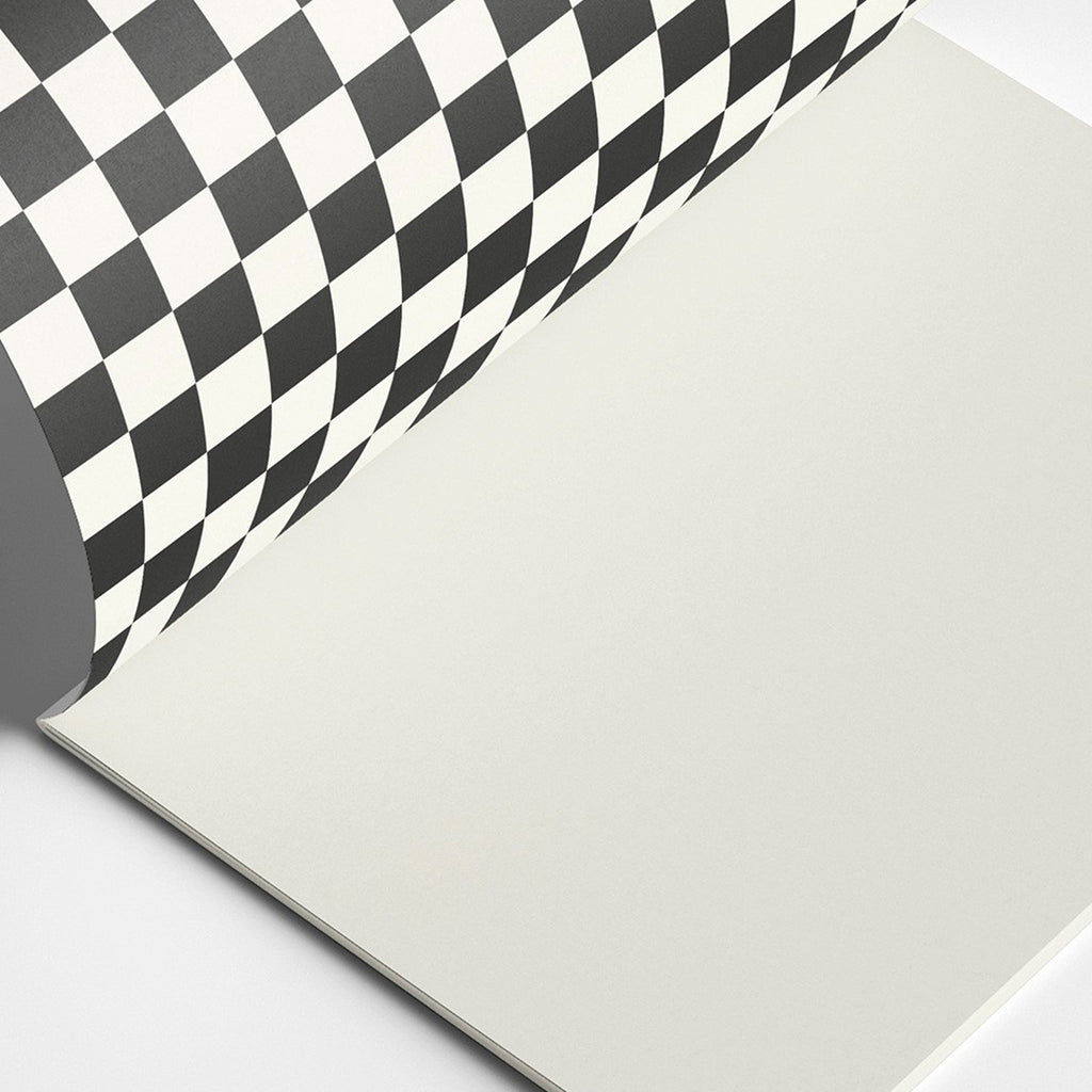 30% OFF Chequered A5 Notebook Black&White