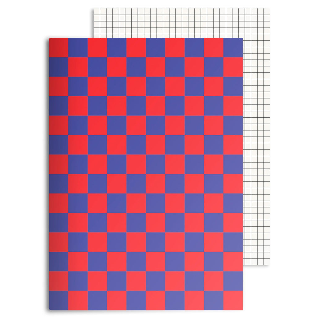 30% OFF Chequered A5 Notebook Mars