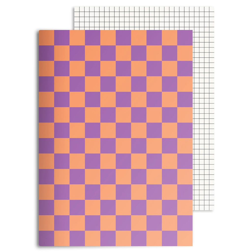30% Chequered A5 Notebook Melmac