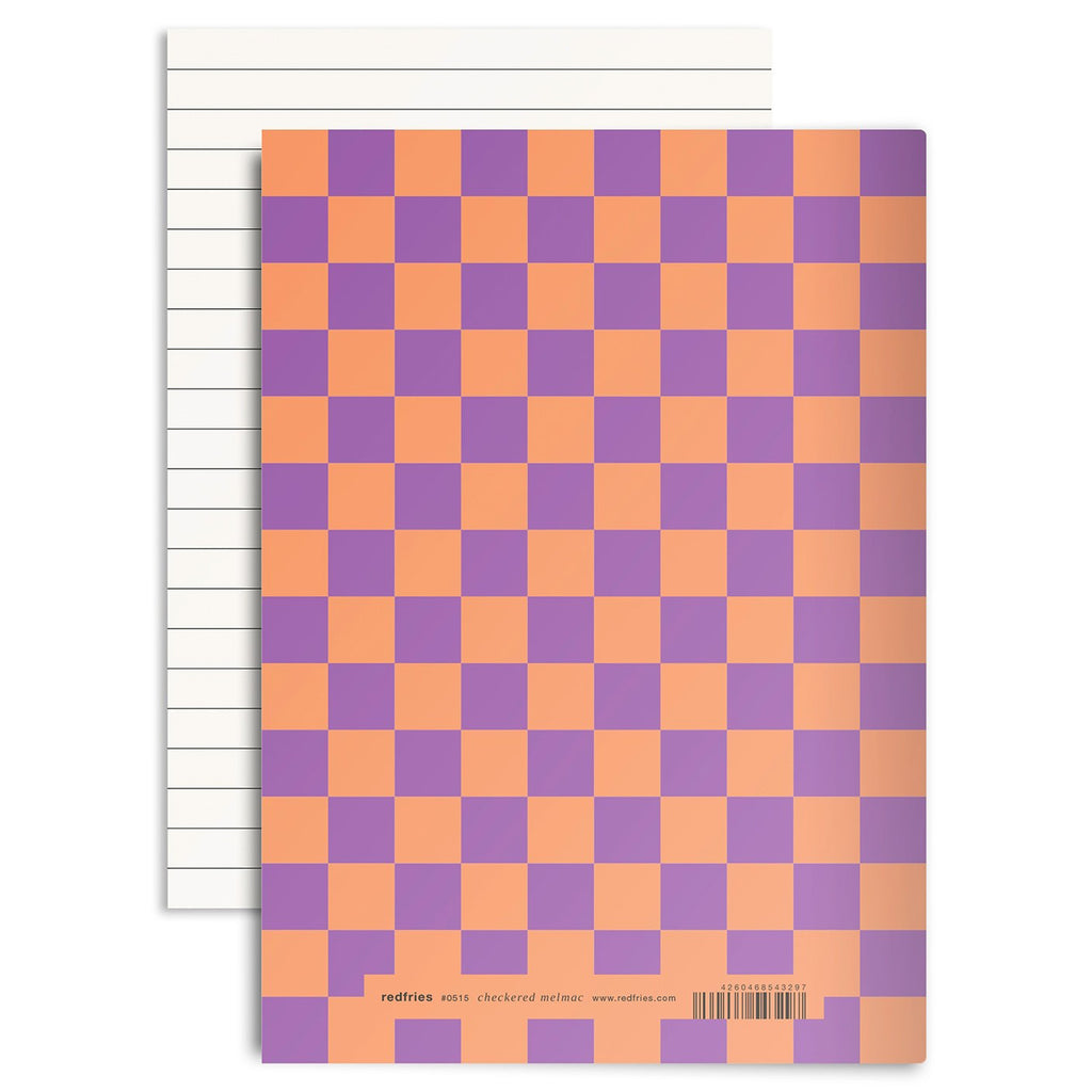 30% Chequered A5 Notebook Melmac