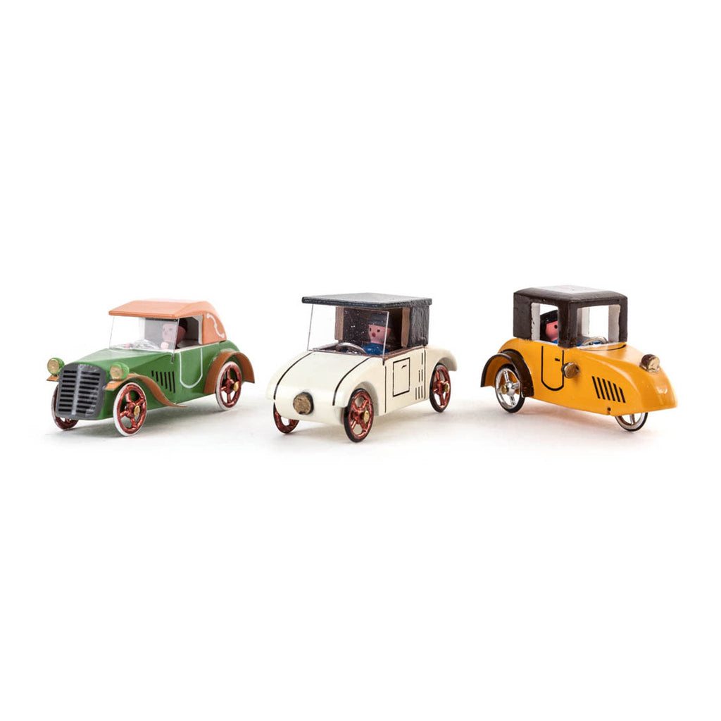 Set of three Miniature Cars