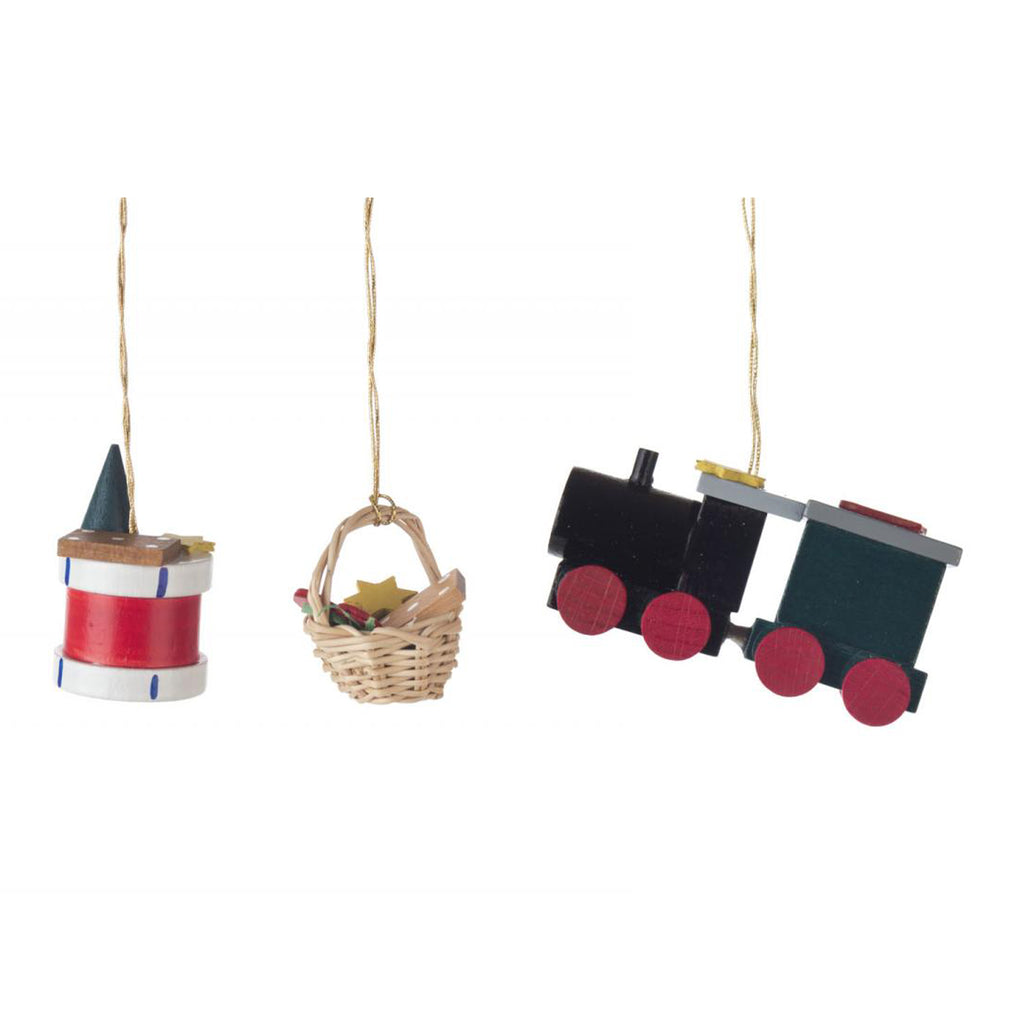 Toys Tree Decorations (set of six)