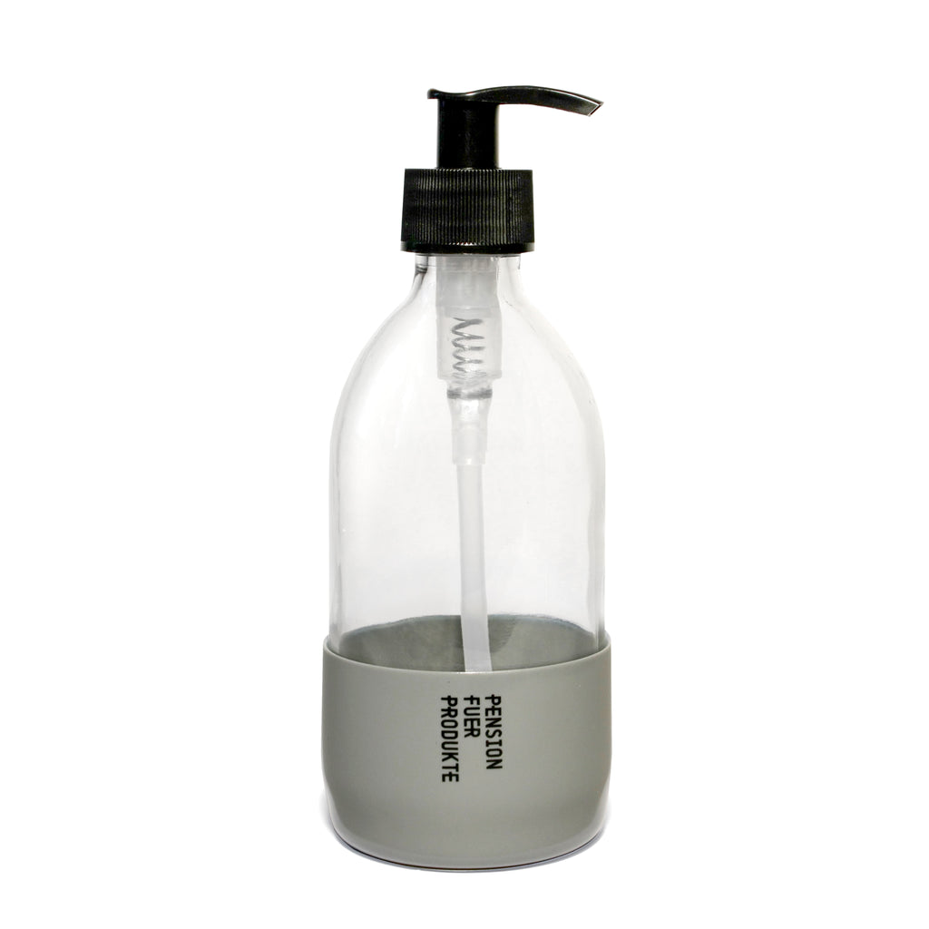 Base Clear Glass Soap Dispenser