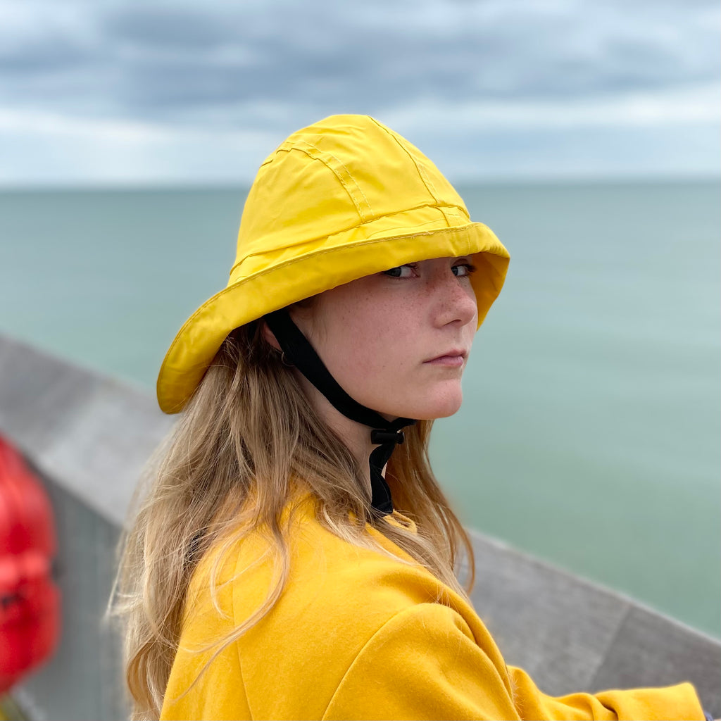 Yellow Südwester Rain Hat