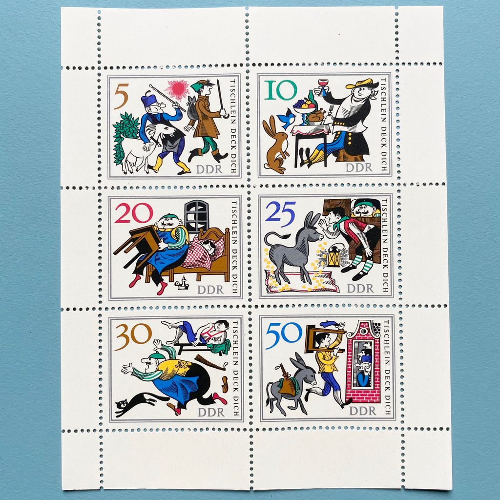 Mini Stamp Block: Tischlein Deck Dich