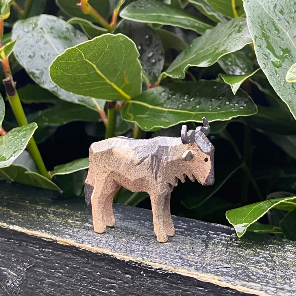 Miniature Wooden Wilderbeest