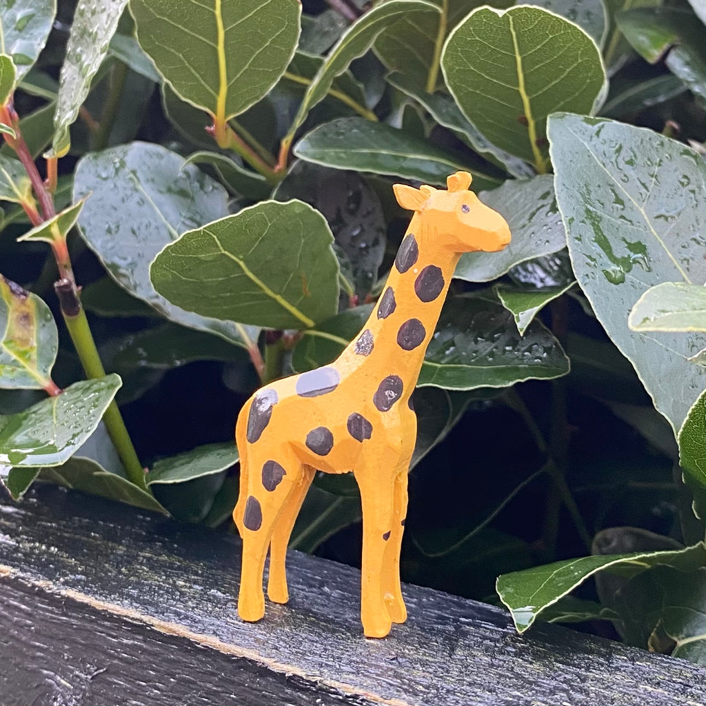 Miniature Wooden Giraffe