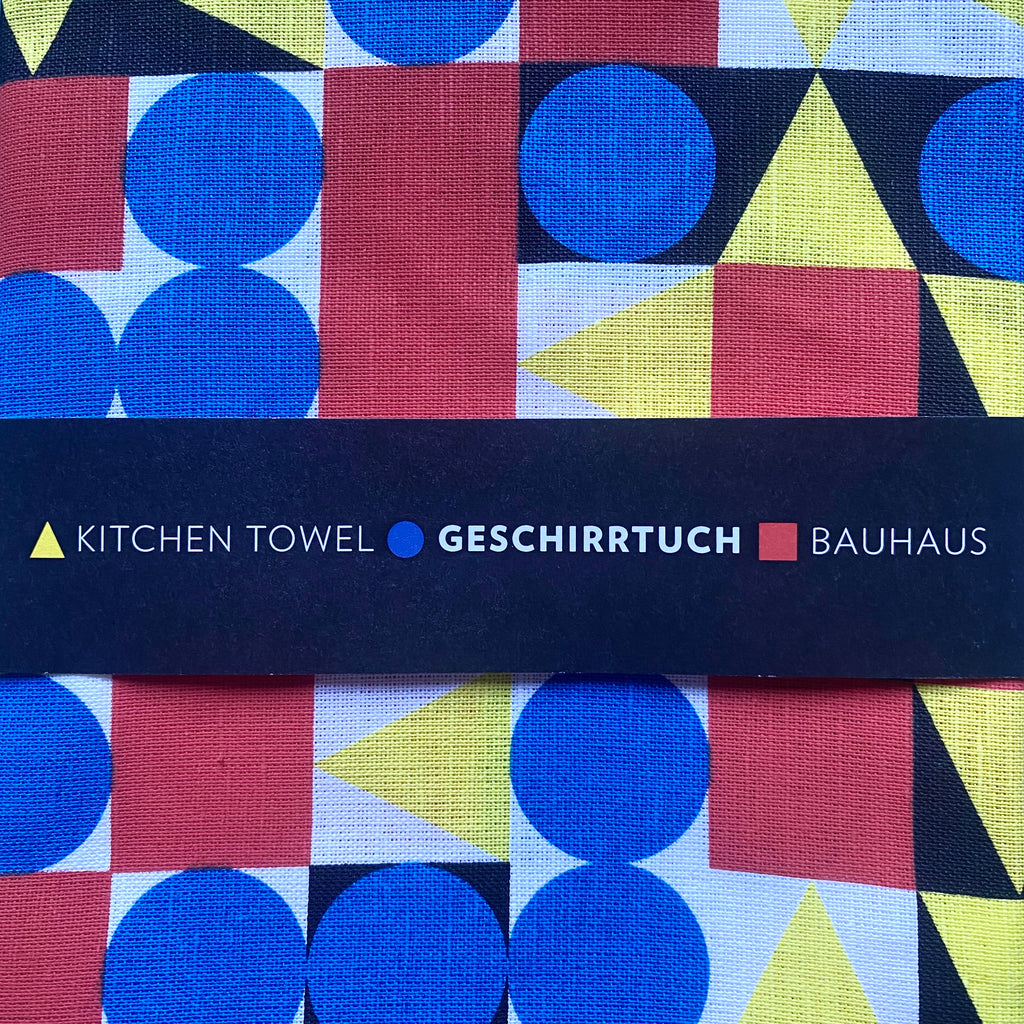 Bauhaus Grundformen Tea Towel
