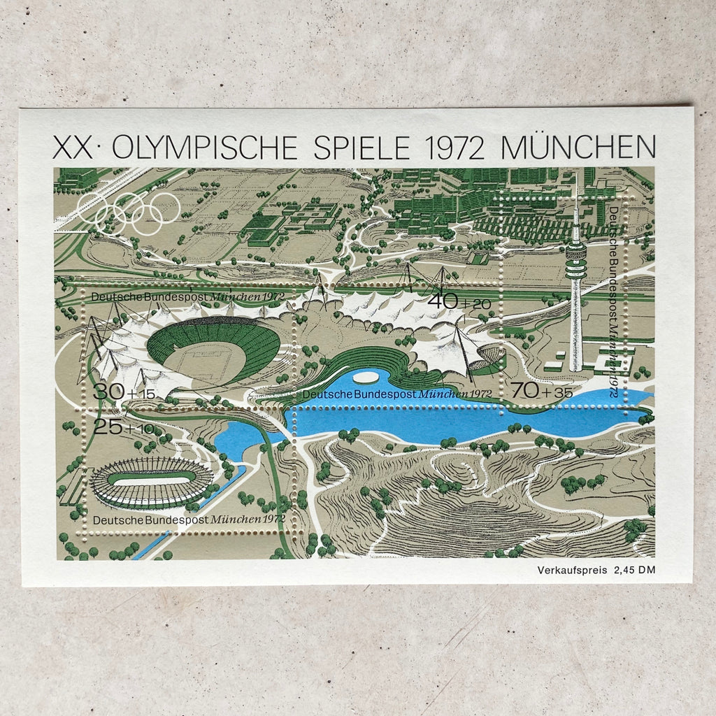 Mini Stamp Block: XX. Olympische Spiele 1972