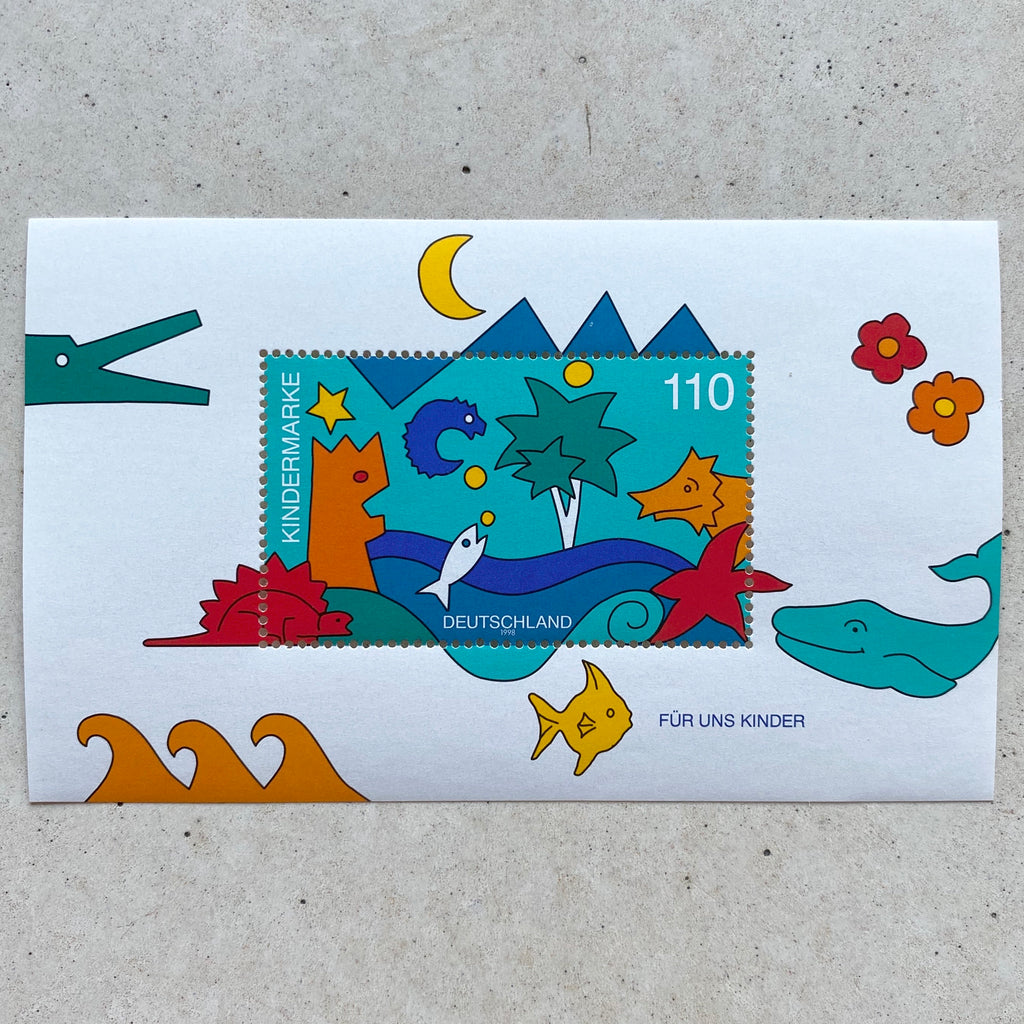 Mini Stamp Block: Für uns Kinder