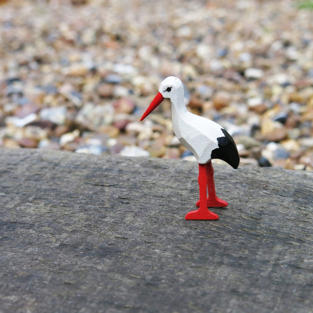 Miniature Wooden Stork