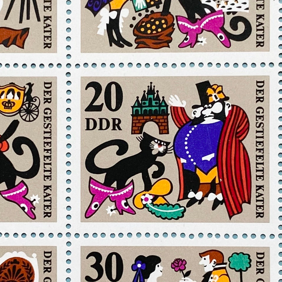 Mini Stamp Block: Der gestiefelte Kater