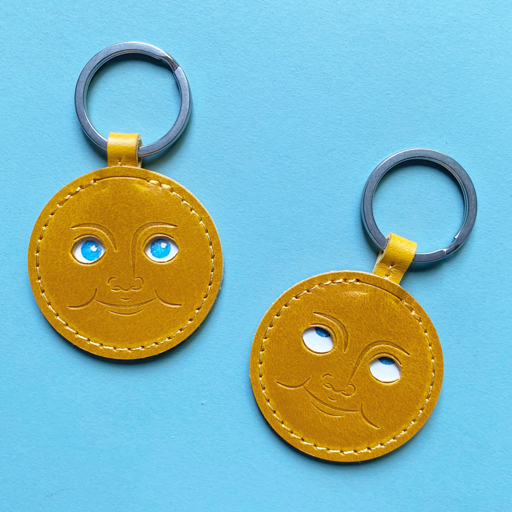 Full Moon Keyring