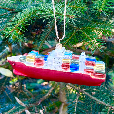 Container Ship Tree Decoration