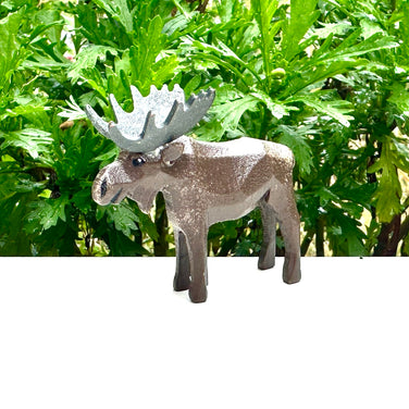 Miniature Wooden Moose