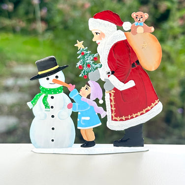 Santa with Snowman