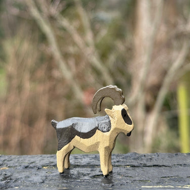 Miniature Wooden Ibex
