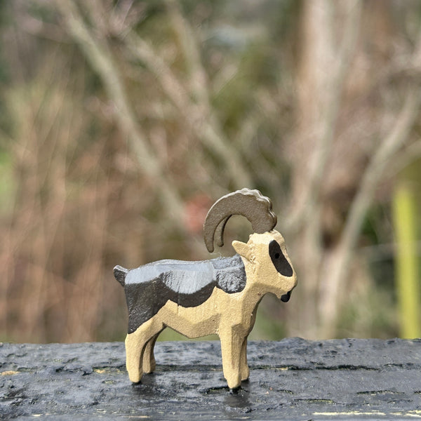 Miniature Wooden Ibex