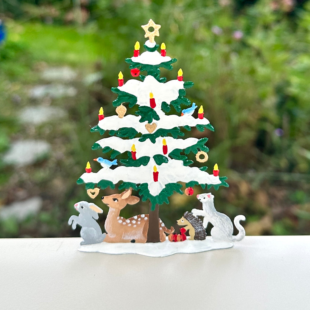 Christmas Tree with Woodland Animals