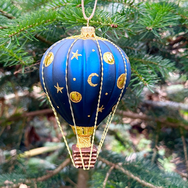 Moonlight Hot Air Balloon Tree Decoration