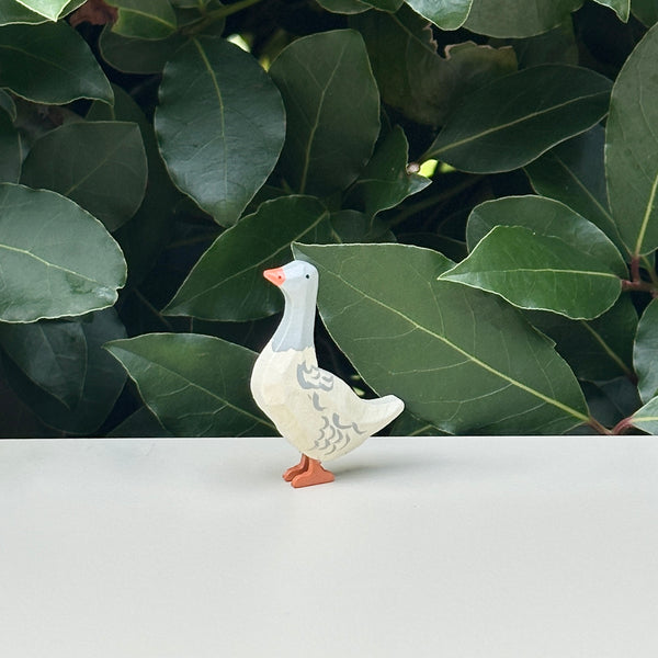 Little Wooden Grey Goose