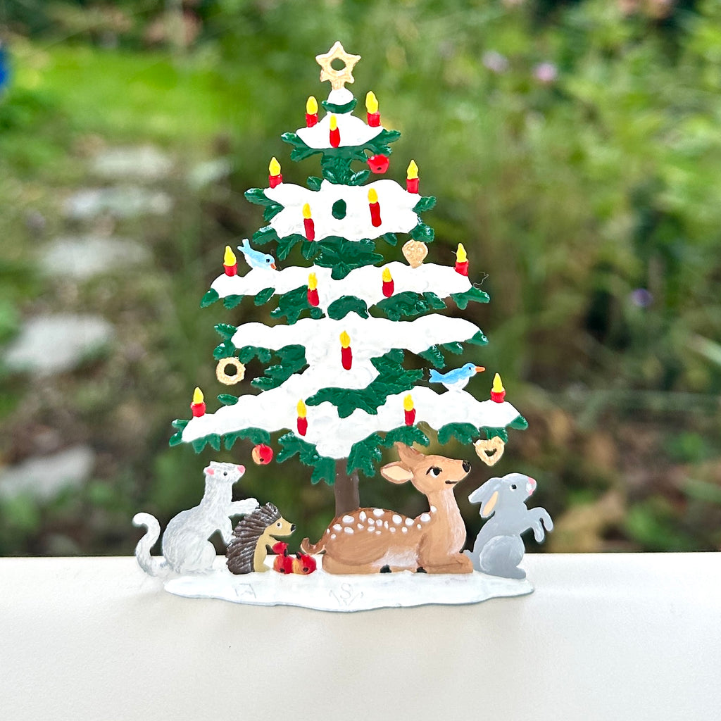 Christmas Tree with Woodland Animals