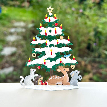 Christmas Tree with Woodland Animals