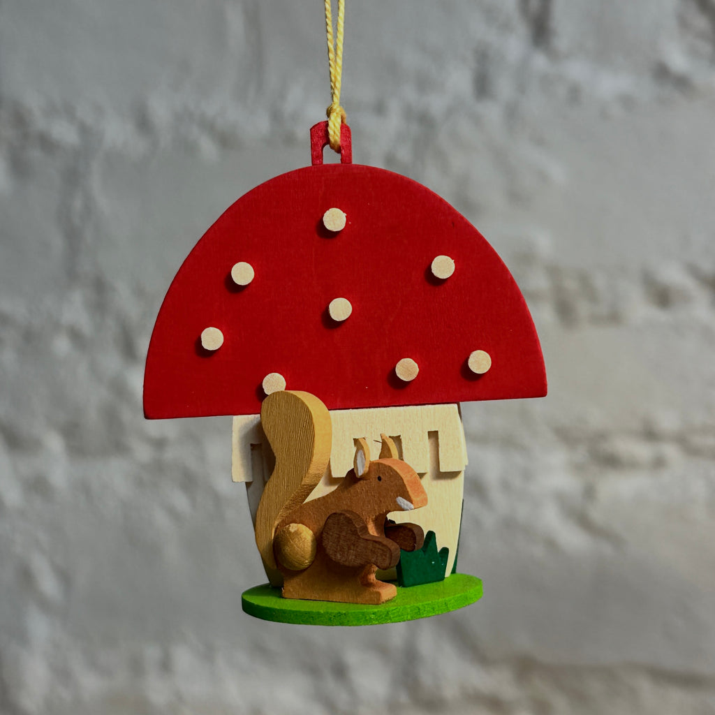 Toadstool with Squirrel