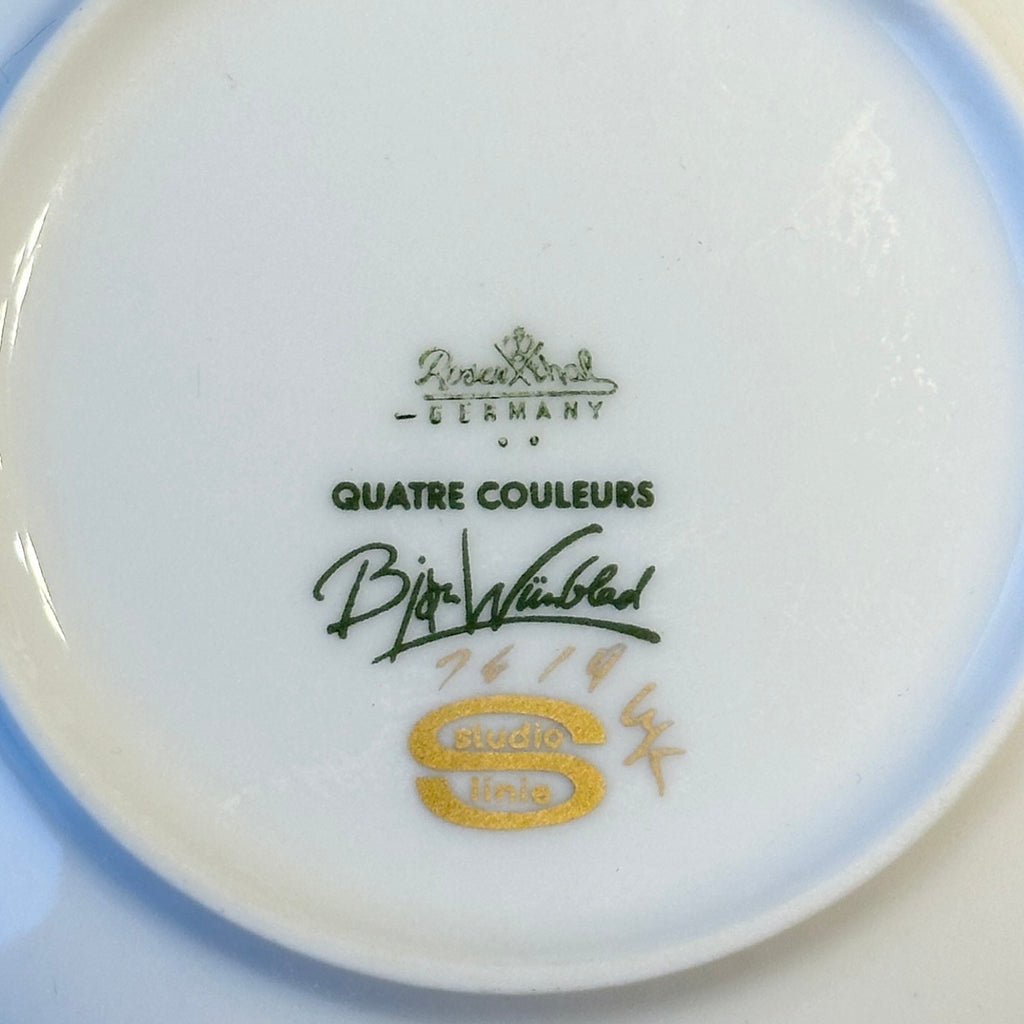 1970‘s Bjørn Wiinblad Quatre Couleurs Pin Dish