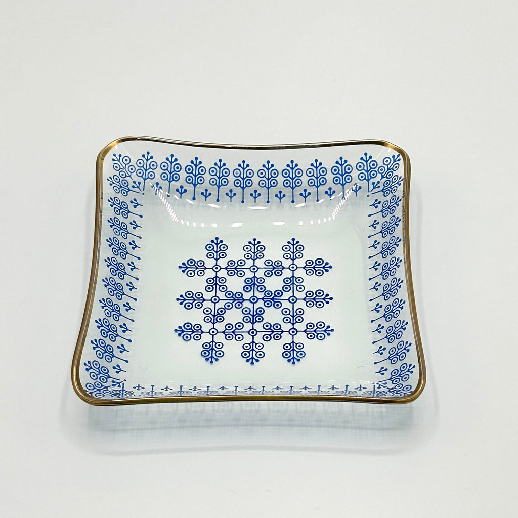 East German Glass Dish