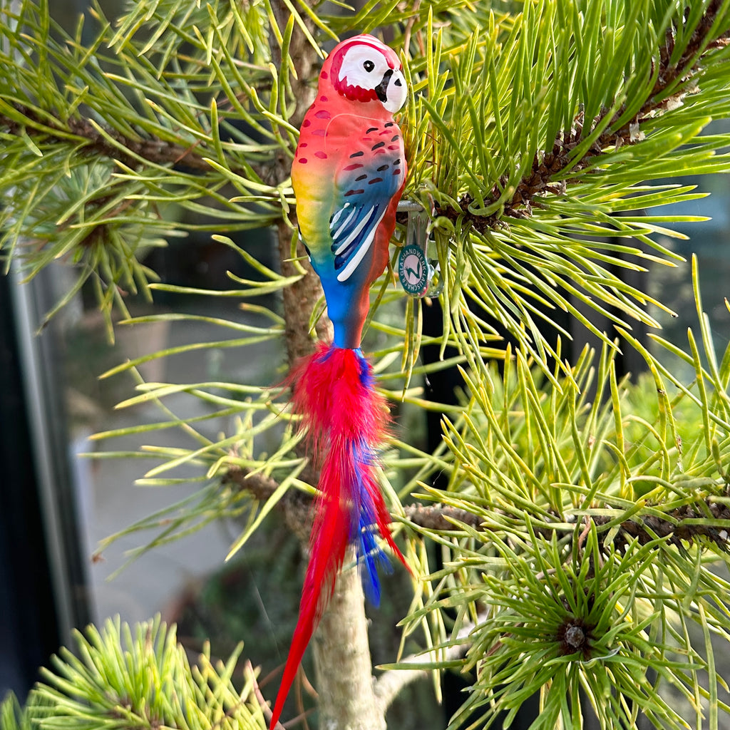 Scarlet Macaw Tree Decoration