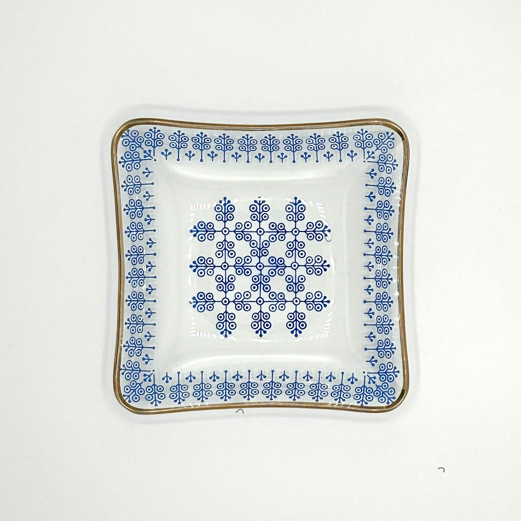 East German Glass Dish