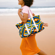 YKRA Beach Bag Serpentine
