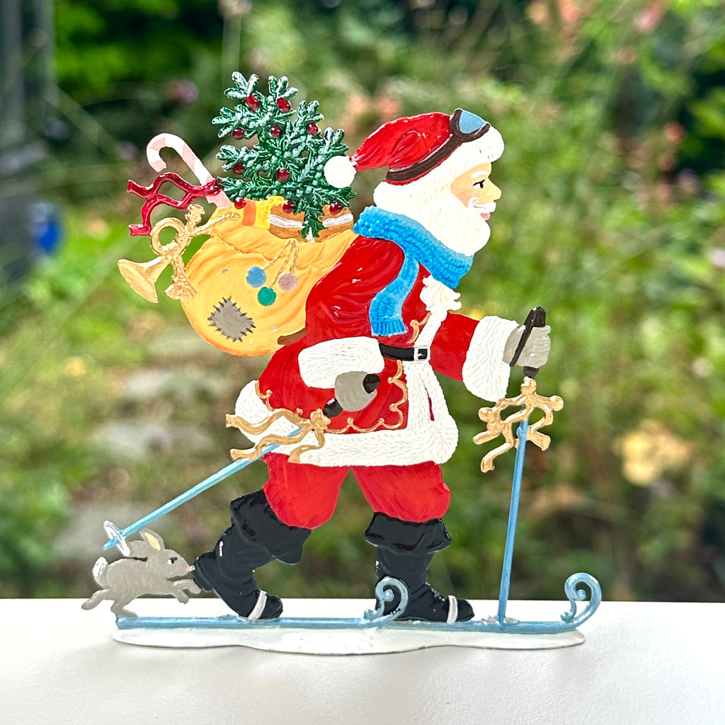 Santa on Skis