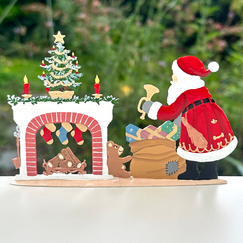 Santa at the Fireplace