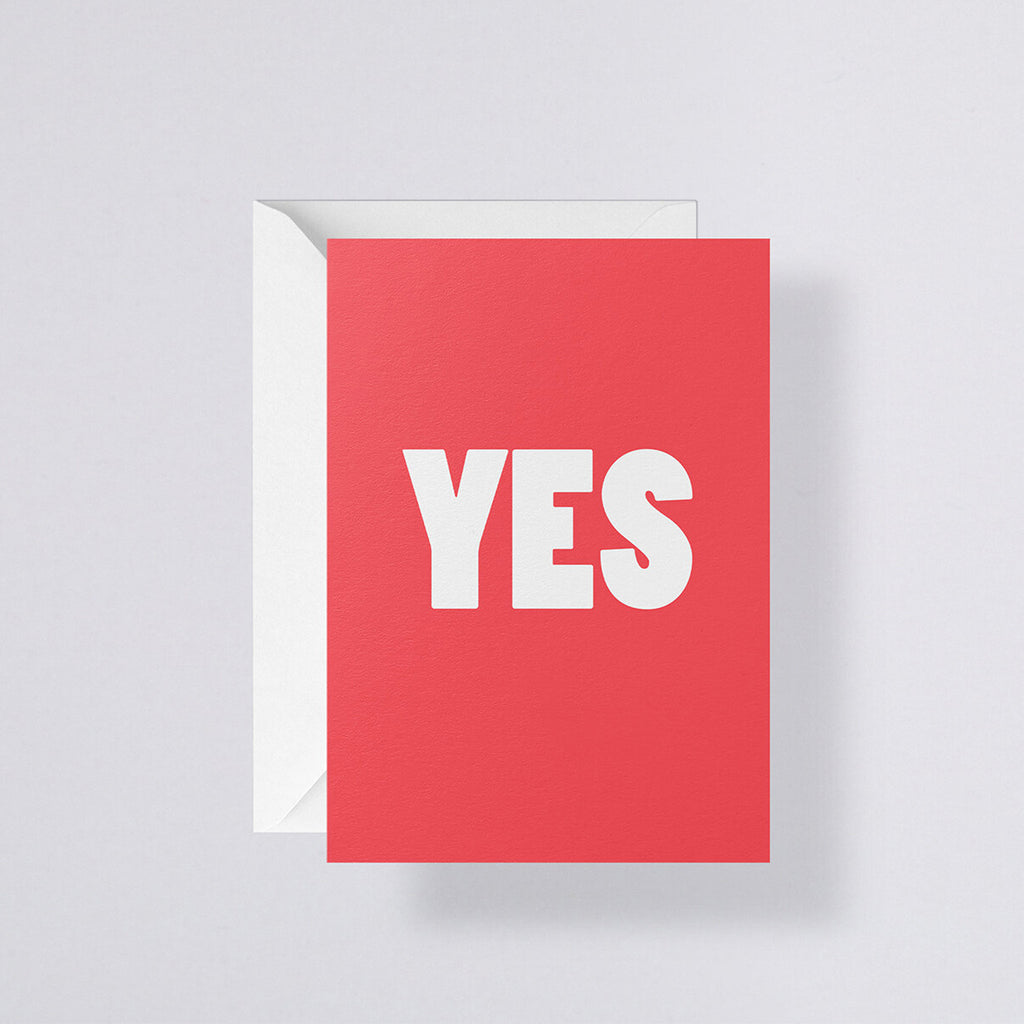 Greetings Card YES