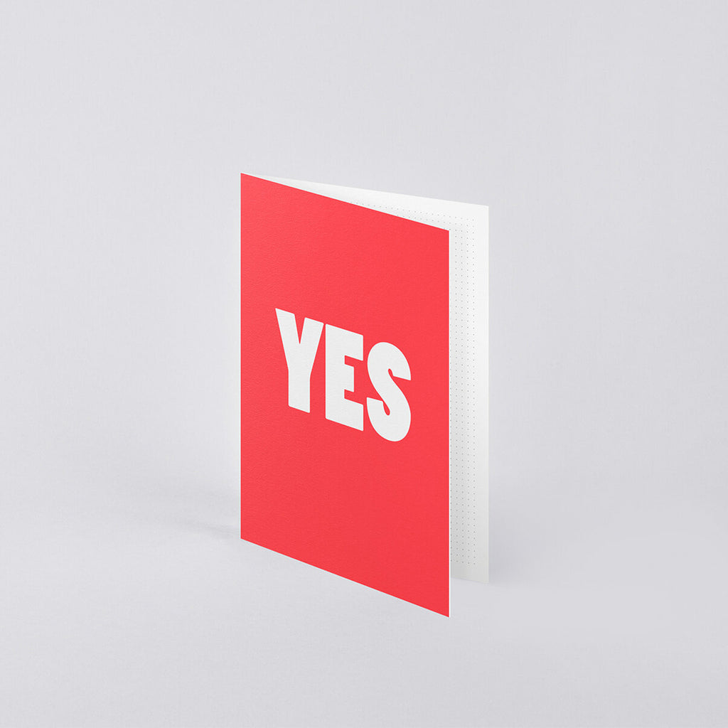 Greetings Card YES
