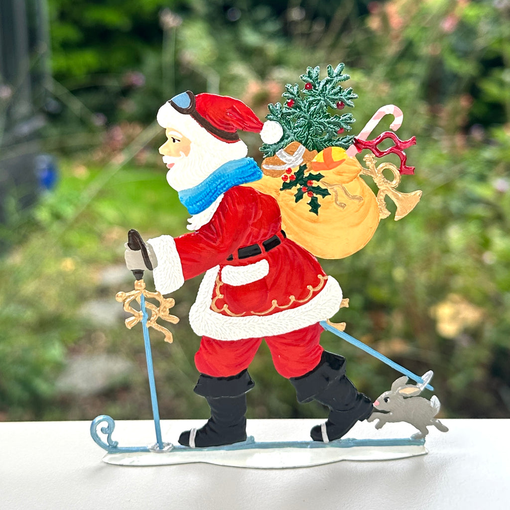 Santa on Skis