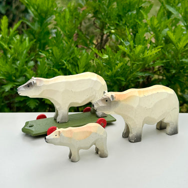 Wooden Polar Bears
