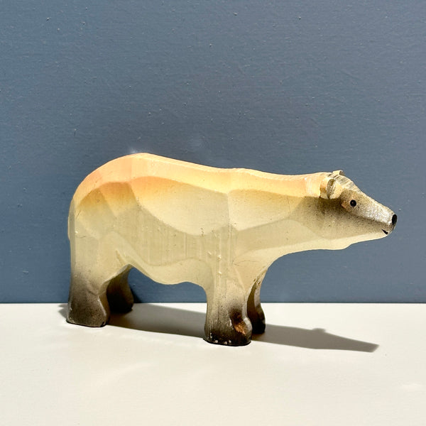 Small Wooden Polar Bear
